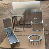 Stainless Steel L-Sharp Box test Concrete Self Compact Test SCC Test Apparatus Concrete Self-Compacting Concrete
