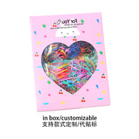 Meilleures Ventes Dernier Design Assortiment Mixte 780 Pièces/Boîtes Filles Adorables Élastiques à Cheveux, Pinces et Barrettes Accessoires pour Filles