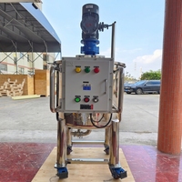 Mélangeur planétaire en acier inoxydable de haute qualité pour liquides, machine de mélange et de chauffage pour produits de lavage du visage