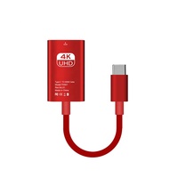 USB C a HDMI adaptador hembra USB tipo C a HDMI Cable de 15CM/6 pulgadas Thunderbolt 3 MacBook Pro superficie libro de Samsung