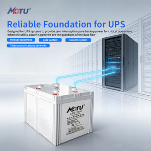 MOTU GFM2000 GFM300Ah GFM200Ah Batteries à décharge profonde pour stockage d'énergie solaire, UPS, centres de données, communications, sans entretien - Product Image 6