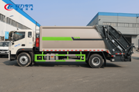 Camion compacteur diesel Euro 4 manuel 4x2 |   Nouveau modèle 2026, Camion poubelle Euro V à compression hydraulique pour la collecte des déchets