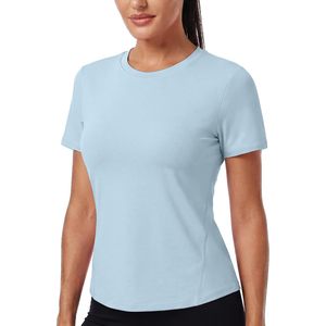 Hauts de sport pour femmes, manches courtes, séchage rapide, t-shirt athlétique pour course à pied, gym, yoga, randonnée, protection UV - Product Image 2
