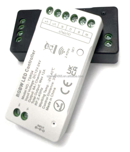 2025, venta al por mayor, controlador de tira de luz RGB/RGBW, pantalla táctil remota de <span class=keywords><strong>4</strong></span> zonas, DC 12V-24V 6A, atenuador <span class=keywords><strong>LED</strong></span> sintonizable RF, salida de <span class=keywords><strong>4</strong></span> canales - Product Image 2