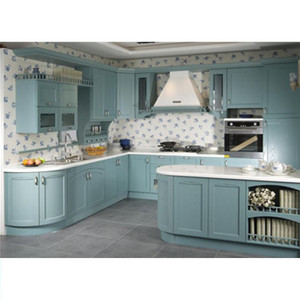 DAIYA Compact Luxury Flat Pack Commercial <strong>Fitted</strong> Shelving Tall Modern Set <strong>Kitchen</strong> Storage Cabinet Pantry <strong>Kitchen</strong> Units - Product Image 4