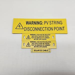 Etiqueta adhesiva de unidad fotovoltaica Pv de grabado láser de fábrica de impresión personalizada - Product Image 4