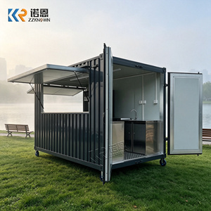 现代预制食品与商业厨房设计相结合的定制集装箱咖啡馆 - Product Image 1