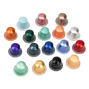 Disposable Portable Capsule Pod Aluminum Foil Nespresso Compatible Empty Capsule Coffee Capsule Nespresso With Foil Lid