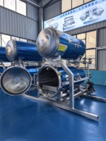 Équipement de stérilisation pour la transformation alimentaire - Stérilisateur à bain-marie double couche