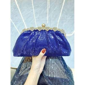 Herzförmige Clutch mit Strasssteinen Abendtaschen für Damen Frauen <span class=keywords><strong>Prom</strong></span> Gold Kristall Handtasche - Product Image 1