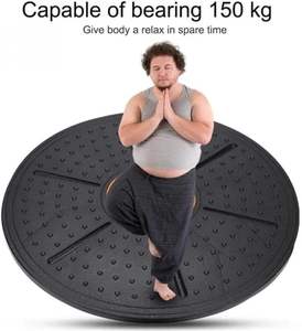 Planche d'équilibre pour le yoga, planche d'équilibre oscillante, disque rond pour la salle de sport, exercice de la taille, disque rotatif - Product Image 3