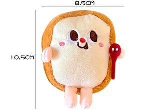 מחזיק מפתחות קטיפה, צעצוע משובח, המבורגר חמוד וצ 'יפס תיק צ' יפס - Product Image 6