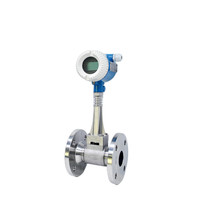 LUGB Medidor De Flujo 4-20mA Large Digital Steam Swirl Débitmètre Oxygène Hydrogène Propane Débitmètre Air Vortex Débitmètre