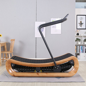 Tapis roulant à <span class=keywords><strong>arc</strong></span> non alimenté en bois de haute qualité pour équipement de fitness intérieur Machine de course à domicile - Product Image 1