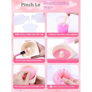 Kit de pâte à modeler musicale en silicone DIY, jouet anti-stress patte de chat fait main, unisexe, Squishy Cai Ma - Product Image 4