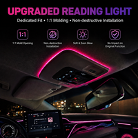 Kit d'éclairage d'ambiance LED Symphony pour voiture 12V, bande lumineuse intérieure colorée pour mise à niveau 2018-2023