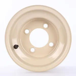 Trailer Wheel Rims 8 inch Forged Alloy Wheels 2.50Jx8H2 - 4 x Stud Holes 4 Inch PCD For 4.80/4.00-8 4.00-8 400x8 Tyre