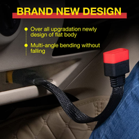 Cable de Extensión OBD2 LAUNCH, Cable de Extensión OBDII de 16 Pines Macho a Hembra para Diagnóstico de Automóviles