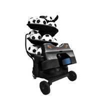 En stock, machine d'entraînement de lancer de football à télécommande auto-programmable américaine F2101