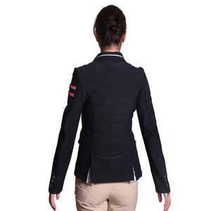 Traje de rendimiento superior ajustado para mujer para deportes ecuestres Chaqueta de equitación al por mayor - Product Image 1