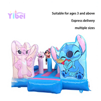 Château gonflable intérieur/extérieur pour enfants avec toboggan, idéal pour parcs d'attractions, maternelles, fêtes, location et vente en gros sur mesure
