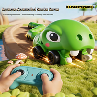 Jouet Serpent Télécommandé à Aspiration Magnétique, Interactif, qui Mange et Grandit, Voiture Serpent RC Gourmand avec Son