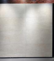 Dalles de sol extérieures antidérapantes 60x120, couleur blanche, aspect grès, 20 mm, pavés extérieurs