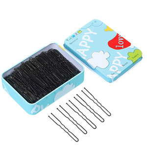 <span class=keywords><strong>Moño</strong></span> de pelo Bobby Pins Pin en forma de U con caja de pinzas <span class=keywords><strong>para</strong></span> el pelo <span class=keywords><strong>para</strong></span> Clip <span class=keywords><strong>Ballet</strong></span> Hair Net <span class=keywords><strong>para</strong></span> mujeres - Product Image 6