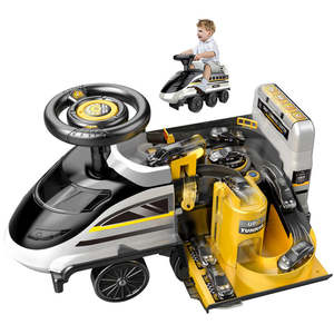 Kinder <span class=keywords><strong>2</strong></span> In 1 Fahrt auf Schiebe zug Spielzeug Hoch geschwindigkeit sbahn Adventure Track Ride Spielzeug Kleinkind Sliding Ride On <span class=keywords><strong>Car</strong></span> - Product Image 1