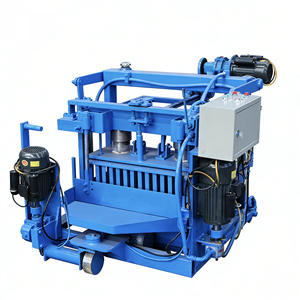 Máquina para Fabricar <span class=keywords><strong>Ladrillos</strong></span> Móvil de Baja Inversión QT40-3A, Máquina de Bloques de Hormigón, Máquina Semiautomática para Fabricar Bloques <span class=keywords><strong>Huecos</strong></span> - Product Image 2