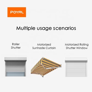 Motor Inteligente Personalizable para Persianas Enrollables Exteriores, Transparentes, con Riel de Cierre, para Balcón, <span class=keywords><strong>Comedor</strong></span>, Lámina de Tamaño Personalizable - Product Image 3