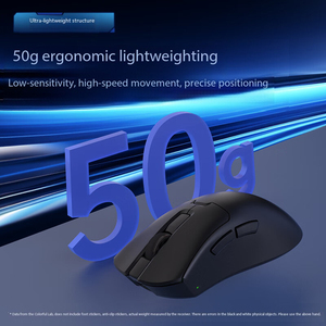 Delux chuột văn phòng và chơi game Chuột không dây tiên tiến V2 m900pro 2.4G/có dây chế độ kép paw3395/3950 thiết kế công thái học nhẹ - Product Image 4