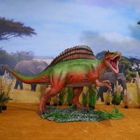 Spinosaurus animatronique en métal grandeur nature, modèle réaliste de dinosaure robotisé, personnalisable pour les parcs à thème, les garderies