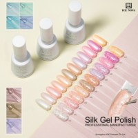 ICE NOVA Silk Gel Polish Douceur Comme La Soie Paillettes Haute Densité Paillettes Étincelantes Semi Permanentes Pas Besoin De Couleur De Base 2kg