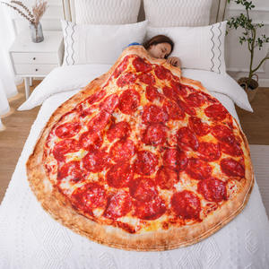 Coperta per Pizza gigante coperta per Taco per adulti e bambini coperta per cibo divertente a doppia faccia in flanella per tutti - Product Image 5