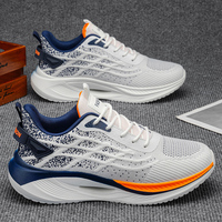 Nouvelles baskets M08 en maille respirante à lacets, chaussures de sport à semelle souple, ultralégères, décontractées, antidérapantes et résistantes à l'usure pour hommes