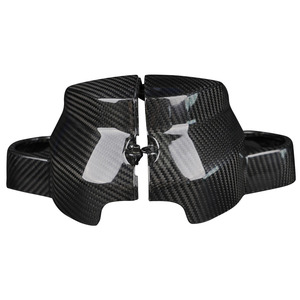 Carénage avant en fibre de carbone brillante 3K Twill, parfaitement adapté aux motos Road Glide 121 pouces cubes, modèles <span class=keywords><strong>2023</strong></span> et plus. - Product Image 4