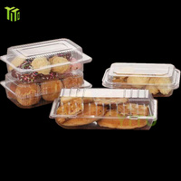 YITO PACK Biologisch afbreekbare PLA voedselveilige milieuvriendelijke sushi hamburger suiker transparante clamshell voedselverpakkingen