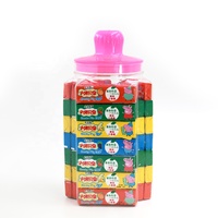 Halal Günstiger Preis Hochwertiger Tutti Frutti Double Mint Stick Bubble Kaugummi mit Tattoo Hersteller Süßwaren