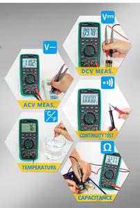 มัลติมิเตอร์ดิจิตอล PRO'SKIT MT-1820N พร้อมช่องต่อ USB แสดงผลแบบกราฟแท่งอนาล็อก พร้อมค่าการวัดสูงสุด 5999 - Product Image 3