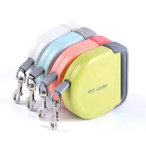 Manufacturer Direct Sales Automatic Retractable ABS Pet Leash Portable Dog Leash 5M Traction Rope Pet Leashes