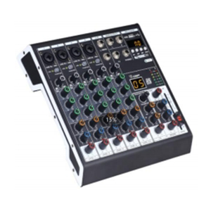 Consola de Mezcla Digital Portátil USB de 6 Canales con 16 Efectos, Ganancia + Ecualización de 3 Segmentos + 1 AUX + 1 FX - Product Image 4