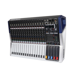 Mezclador de <span class=keywords><strong>Audio</strong></span> Profesional de Metal de 350 W y 16 Canales con Amplificador de Potencia, 99 Efectos DSP, Interfaz USB para Escenario y Reproductor de Música - Product Image 2