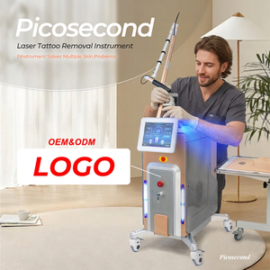 Appareil laser picoseconde à bras de guidage optique pour l'élimination des pigments noirs et bleus, des tatouages des sourcils, de l'eyeliner et des lignes des lèvres - Product Image 1