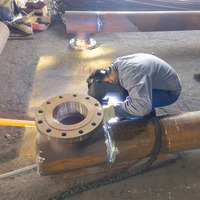 Échangeur de chaleur chimique en forme de U personnalisé 88M2 refroidisseur d'application industrielle à haut rendement certification ASME nouveau tube moteur/