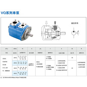 ปั๊มไฮดรอลิกแบบใบพัดปรับได้ Eaton Vickers Vvs Vvp  ทำจากเหล็กหล่อและเหล็กกล้าไร้สนิม - Product Image 2