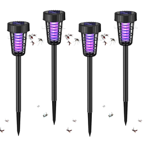 Solar Mosquito Killer Bug Zapper al aire libre Ip65 impermeable jardín Led luz trampa para mosquitos lámparas Camping Mosquito Killing lámpara - Product Image 1
