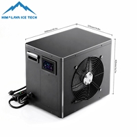 Refroidisseur d'eau moderne 1HP pour spa, à conception silencieuse, pour centres de bien-être extérieurs et salles de bain
