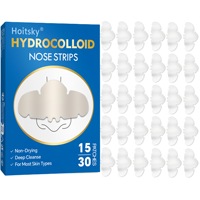 Patchs hydrocolloïdes pour boutons de nez, bande de pores de zits de nuit, patchs hydrocolloïdes pour le visage à l'huile, patch pour boutons de grand nez