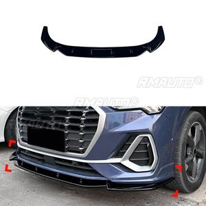 Pour Audi Q3 F3 Sline : Lame de pare-chocs avant, protection de pare-chocs, cache et pièce de modification pour Audi Q3 F3 Sline 2019+ - Product Image 1